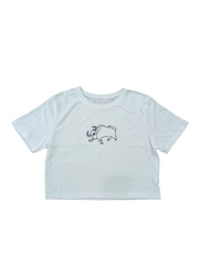 NH X HG STAR SIGN CROP TOP SHIRT