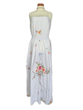 UPCYCLED VINTAGE LINEN WHITE DRESS