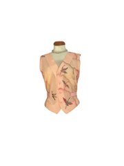 Silk scarf vest