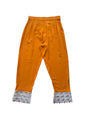 COTTON PANTS WITH LACE