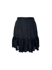 Laced linen skirt
