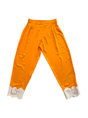 COTTON PANTS WITH LACE