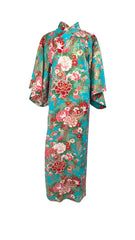AUTHENTIC JAPANESE COTTON KIMONO TURQUIOSE