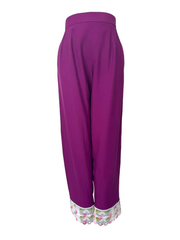 COTTON PANTS WITH LACE