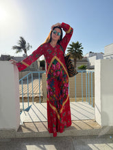 NH X ALULA LONG RED DRESS