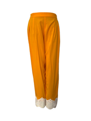 COTTON PANTS WITH LACE