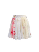 UPCYCLED VINTAGE LINENS MINI SKIRT
