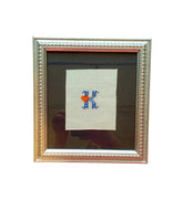 Framed Palestinian Cross Stich/Embroidery