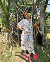 Hand embroidery kaftan