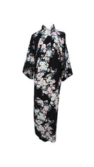 AUTHENTIC JAPANESE COTTON KIMONO BLACK