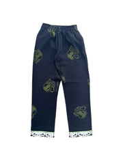 SHALKY HAND BLOCK PRINTED BLACK SHIRT AND PANTS SET (2-5 YEARS OLD)