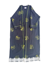 SHALKY HAND BLOCK PRINTED BLACK BAYA