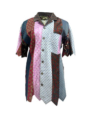 UPCYCLED VINTAGE TIES SHIRT