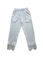 SILK PANTS WITH LACE