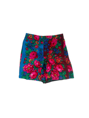 Flowery Scarf shorts