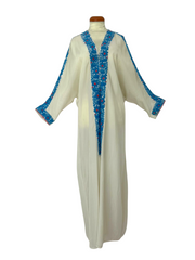 UPCYCLED PALESTINIAN EMBROIDERY ABAYA 1