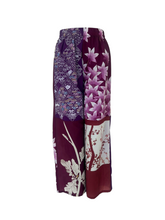 Silk scarf pants