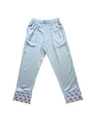 SILK PANTS WITH LACE