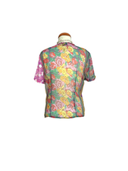 UPCYCLED SHEER SCARF ADJUSTABLE TOP