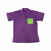LIGHT PURPLE POLO SHIRT AND SHORT SET