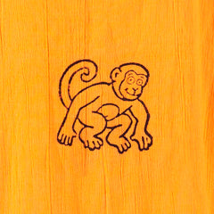 MONKEY PRINTED KAFTAN