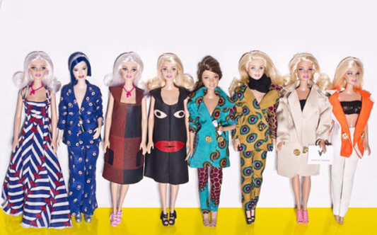 SAUDI DESIGNERS NASIBA HAFIZ AND ARWA AL BANAWI DRESS BARBIE FOR CHARITY