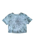 Star sign tie dye crop top shirt