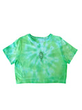 Star sign tie dye crop top shirt