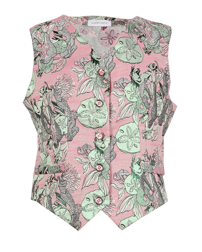 Mermaid brocade suit