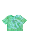 Star sign tie dye crop top shirt