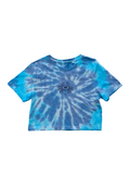 Star sign tie dye crop top shirt