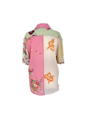 Silk scarf upcycled shirts