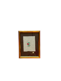 Framed Palestinian embroidery