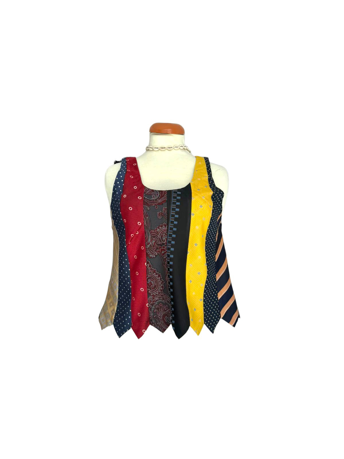 UPCYCLED VINTAGE TIE TOP