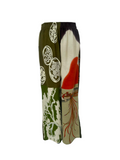 Silk scarf pants
