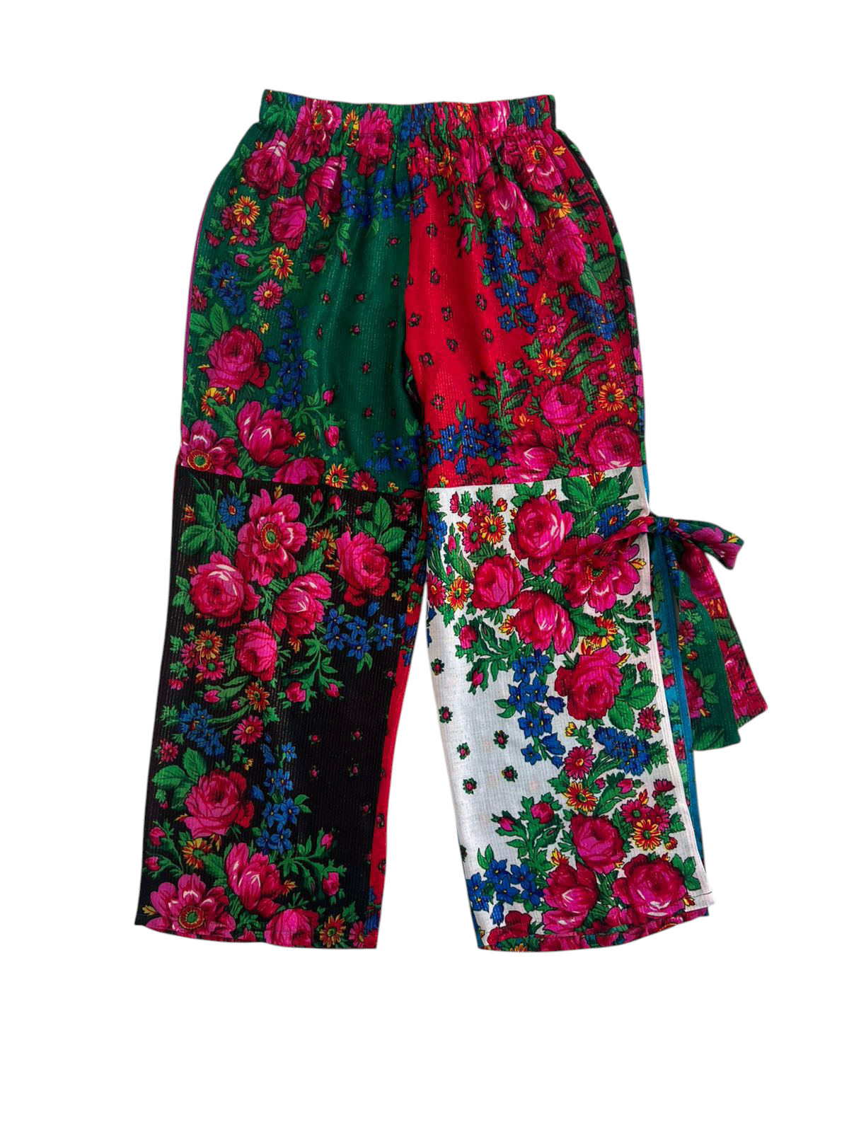 UPCYCLED SCARF PANTS