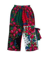 UPCYCLED SCARF PANTS