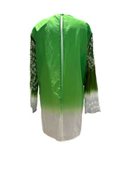 UPCYCLED VINTAGE SCARF LONGSLEEVES TOP