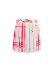 UPCYLED VINTAGE LINEN MINI SKIRTS