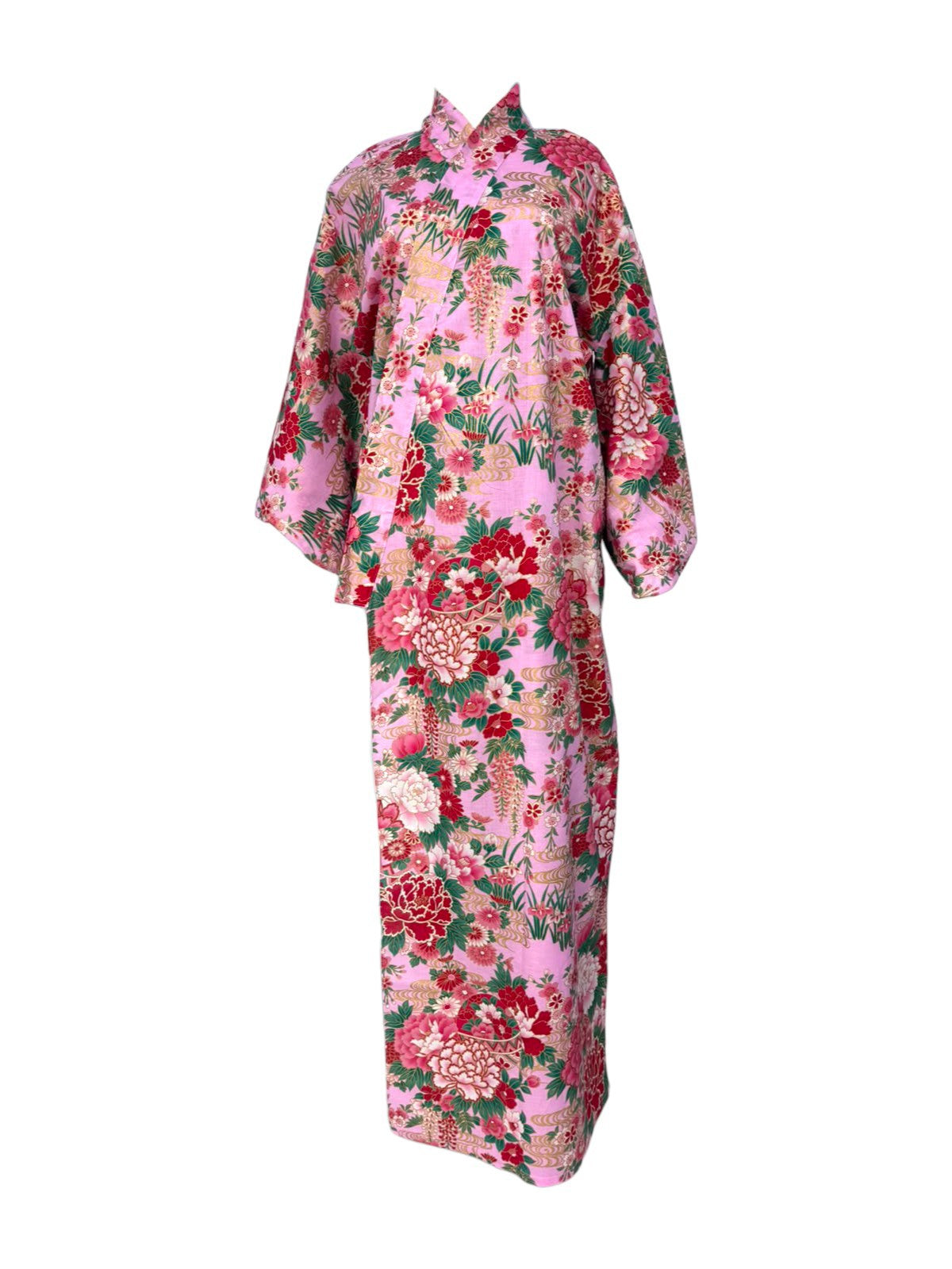 AUTHENTIC JAPANESE COTTON KIMONO PINK