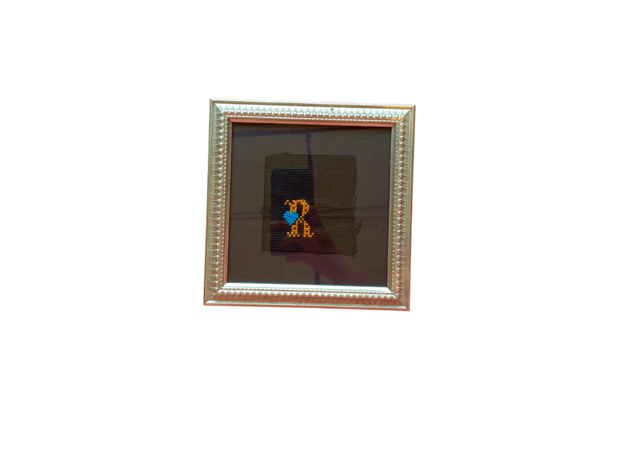 Framed Palestinian Cross Stich/Embroidery