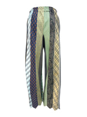 UPCYCLED VINTAGE TIES PANTS