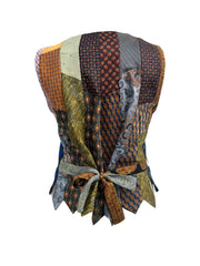 VINTAGE UPCYCLED TIES VEST
