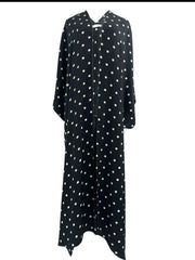 SILK POLKA DOT ABAYA