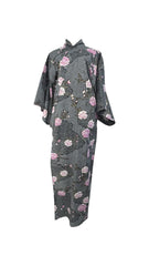 AUTHENTIC JAPANESE COTTON KIMONO BLACK