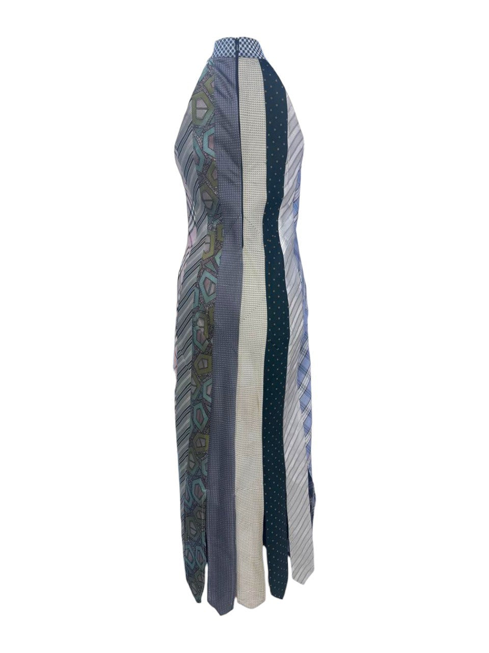 UPCYCLED VINTAGE  TIES DRESS
