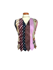 UPCYCLED TIE VEST