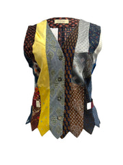 VINTAGE UPCYCLED TIES VEST