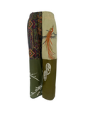 Silk scarf pants