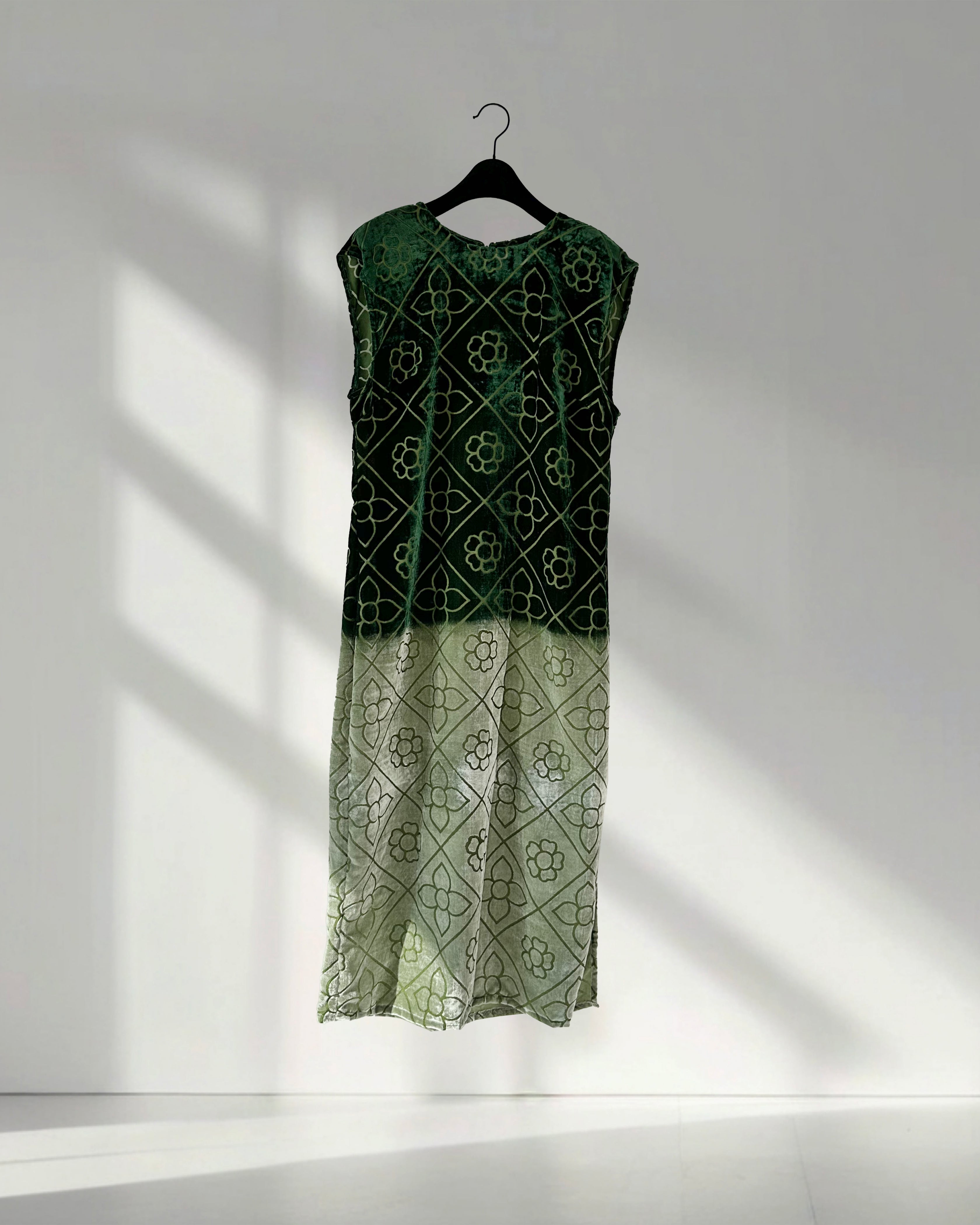 Olive green Velvet abaya